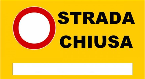 Chiusura strada